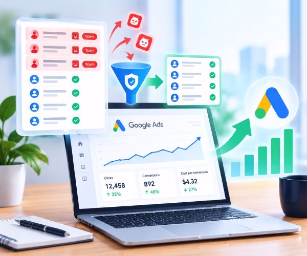 Website cung cấp dữ liệu giúp bạn lọc spam, từ đó chạy quảng cáo Google Ads hiệu quả hơn