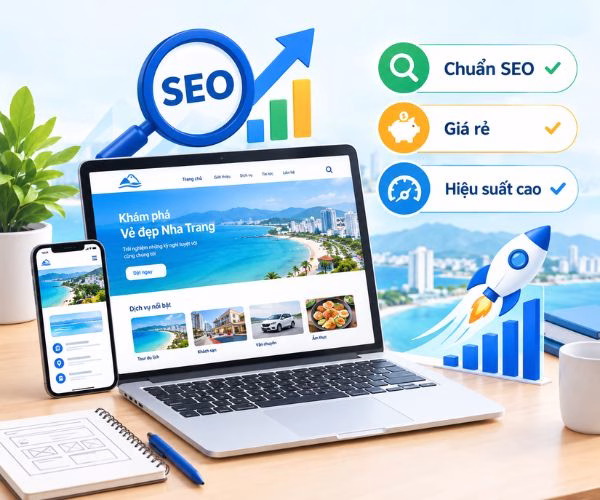 Dịch vụ thiết kế website: Chuẩn SEO, giá rẻ & hiệu suất cao