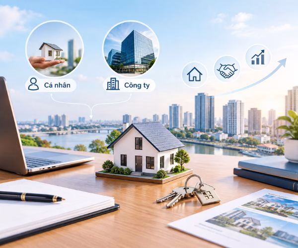 Cá nhân, công ty kinh doanh Bất động sản