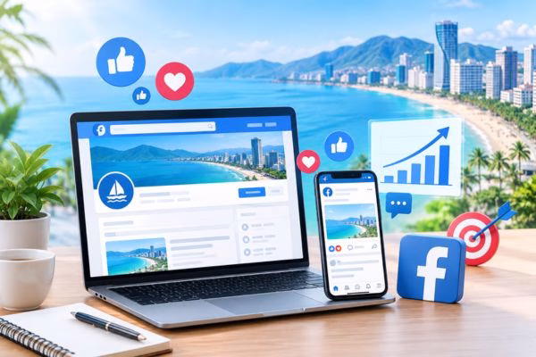 Chăm sóc fanpage Facebook tại Nha Trang: Xây dựng thương hiệu, tiếp cận khách hàng mới trên mạng xã hội