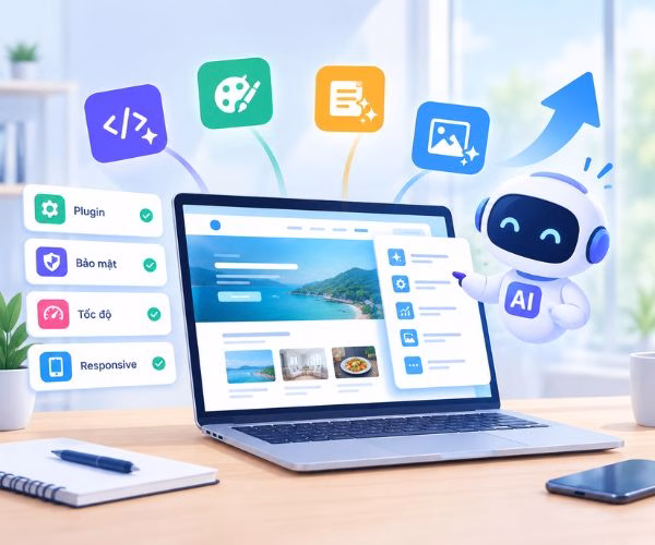 Nâng cấp tính năng website với AI tool