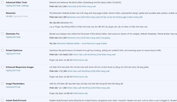 Skillamy sử dụng các plugin chính hãng, có bản quyền khi thiết kế website cho tất cả các khách hàng