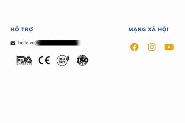 Thiếu thông tin pháp lý hoặc để ở vị trí khó tìm